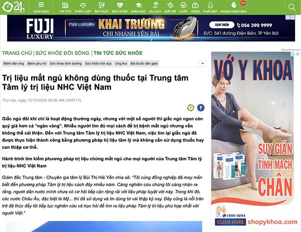 [24h.com.vn] - Phương pháp hỗ trợ gỡ rối tâm lý giúp vượt qua mất ngủ không dùng thuốc tại Tâm lý NHC Việt Nam